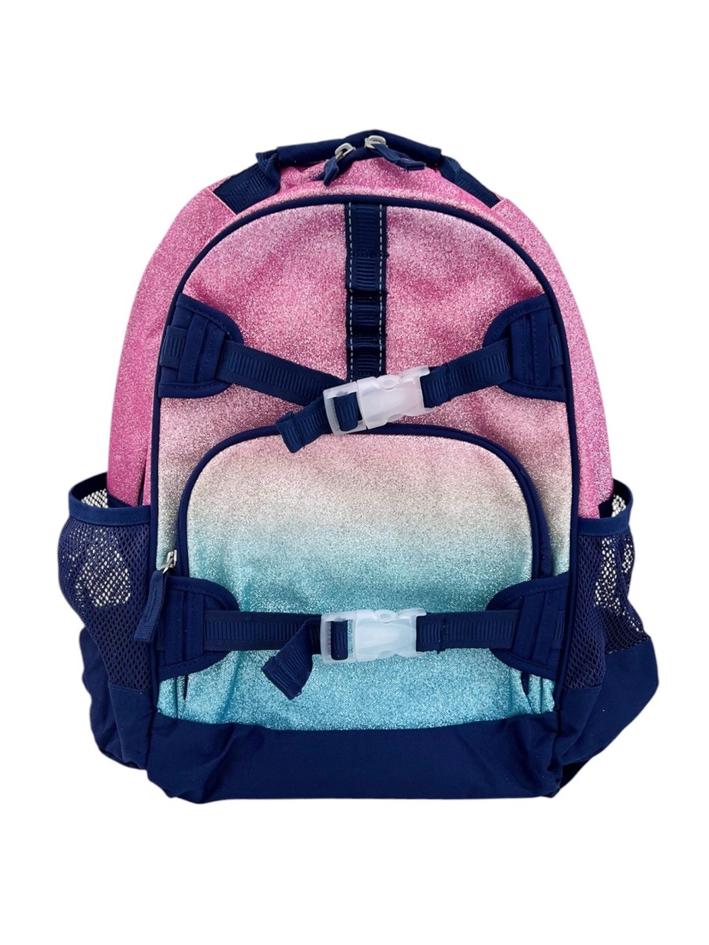 Pottery Barn Kids Rainbow Ombre Glitter Mackenzie Backpack- size L